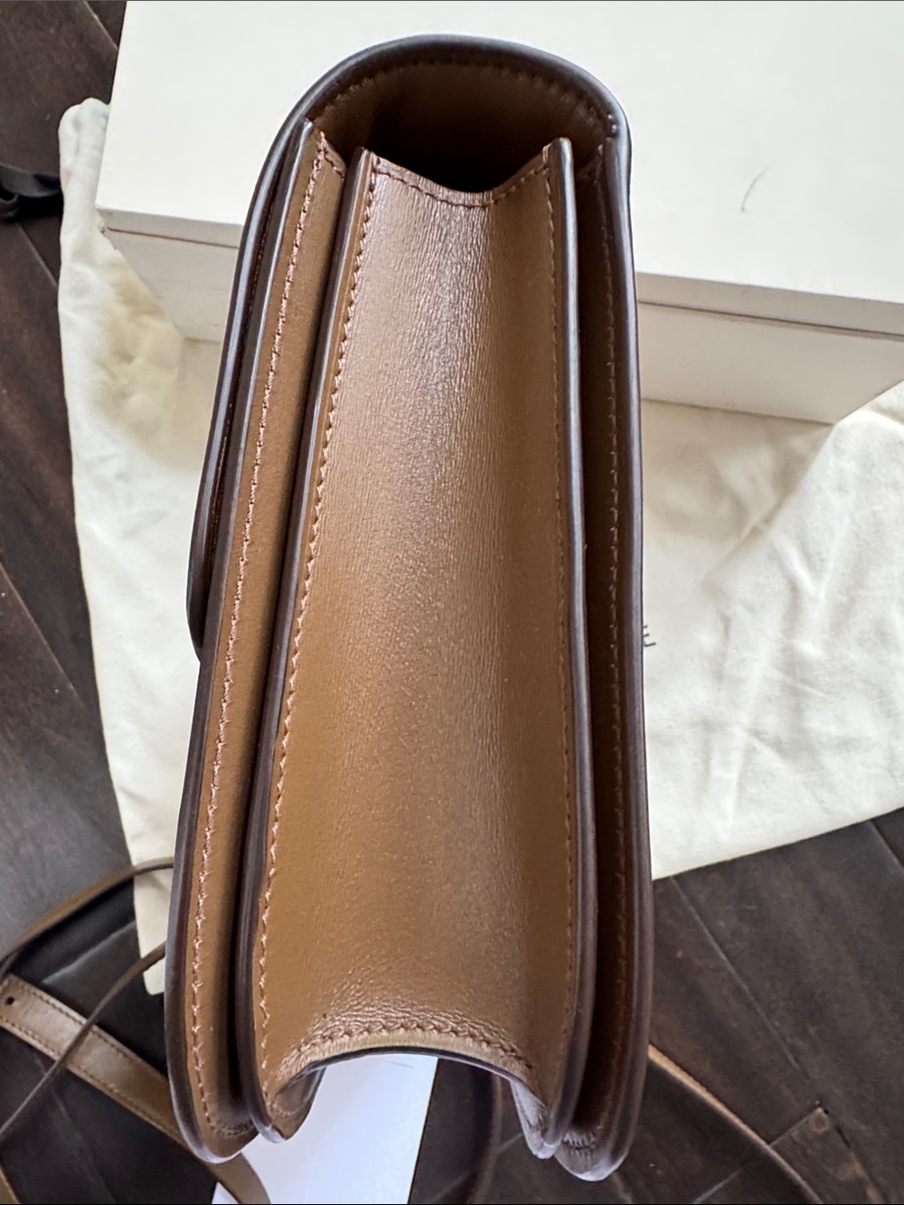 Celine Classic Box Medium Brown Gold Hardware Phoebe Era Full Set - Picture 5 of 17